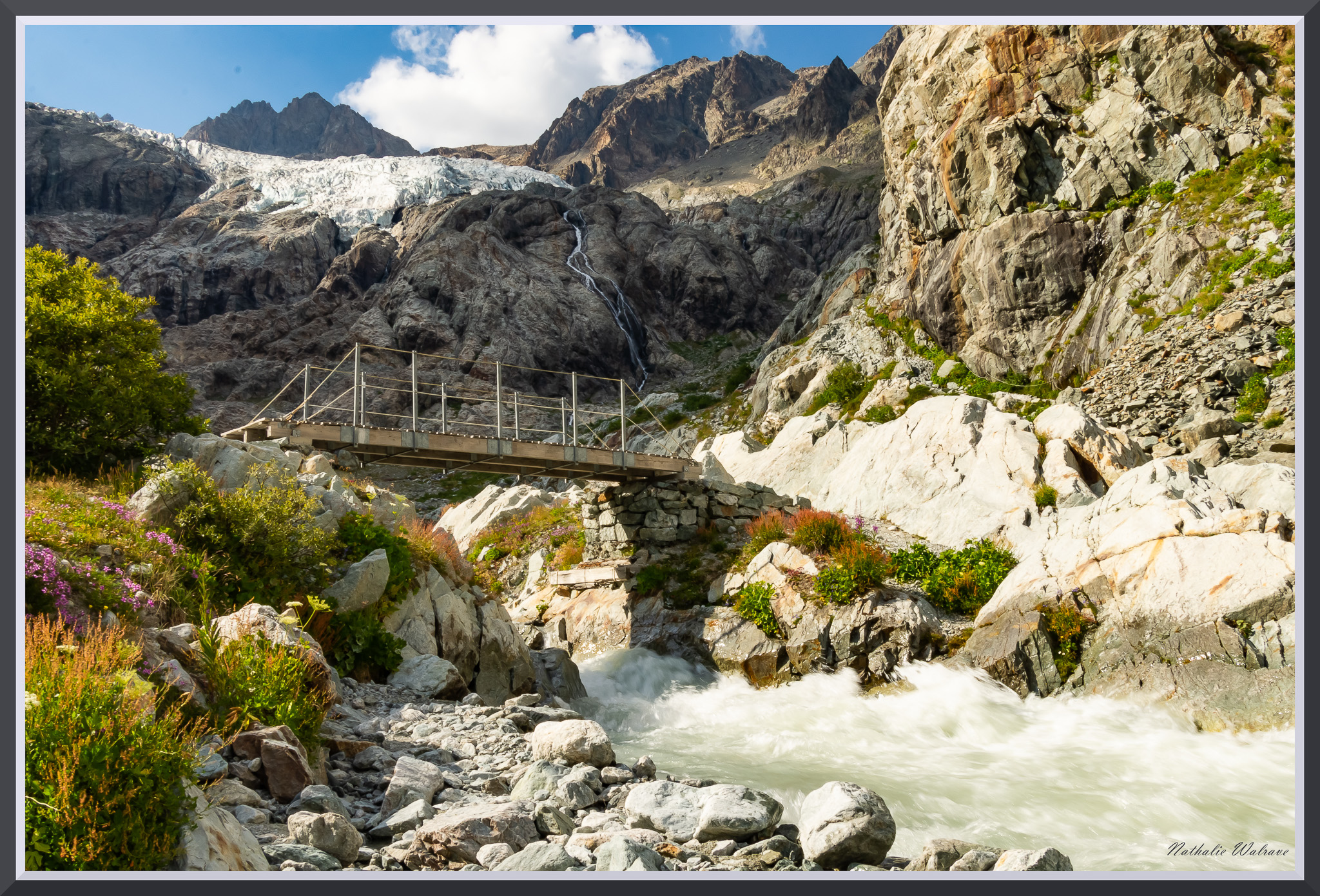 Sur le chemin vers le glacier blanc